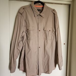 Orvis Khaki Men's Bush Shirt